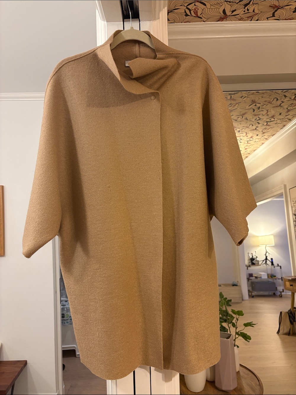 Camel Women’s coat 3/4 sleeves